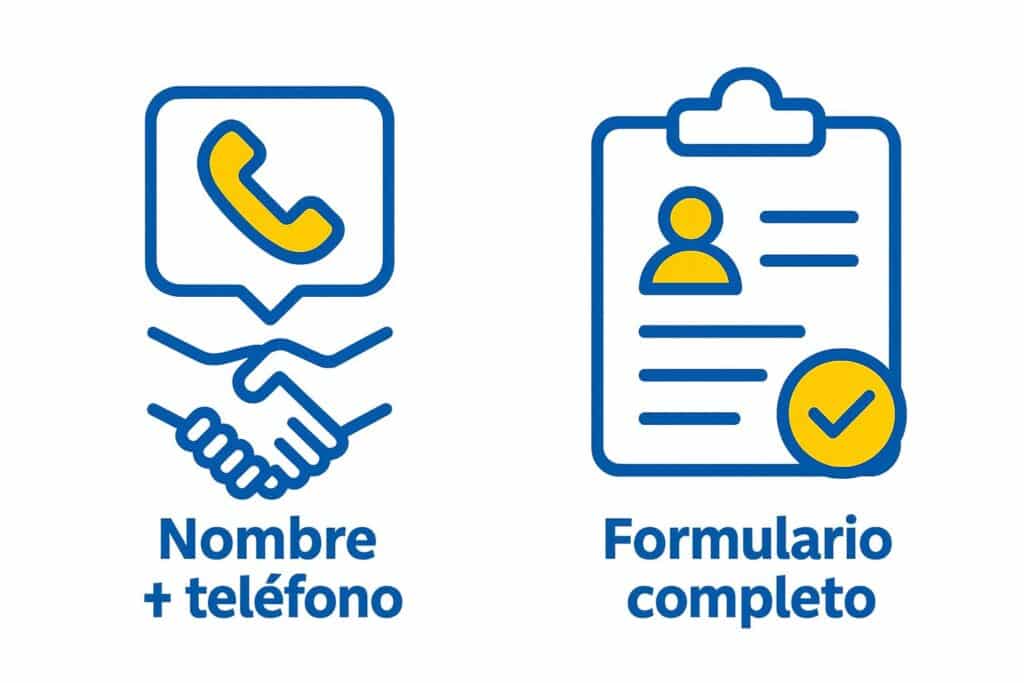 Formulario seguros para Autónomos